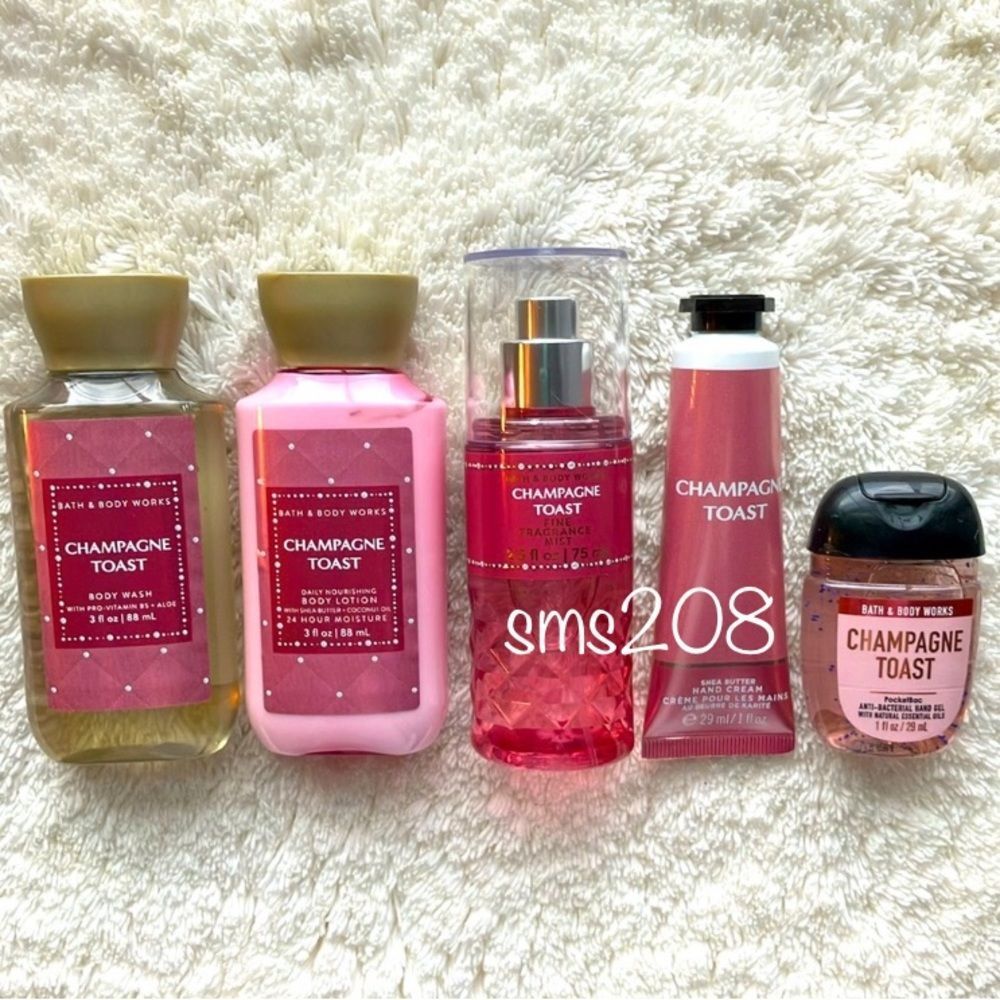 Bath and Body Works Champagne Toast Mini Set